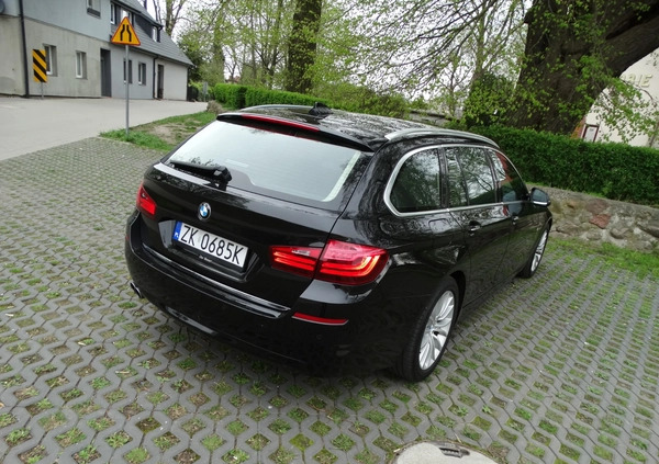 BMW Seria 5 cena 56900 przebieg: 278000, rok produkcji 2014 z Koszalin małe 596